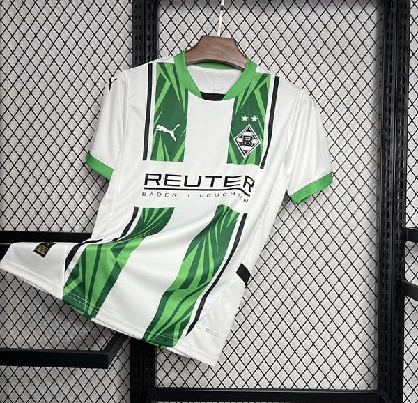 24/25 Borussia Monchengladbach Home Green Jersey - Image 2