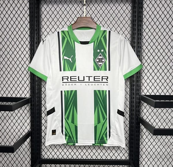 24/25 Borussia Monchengladbach Home Green Jersey - Image 4