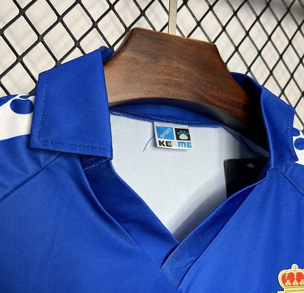 Retro 90/91 Real Oviedo Home Jersey - Image 5