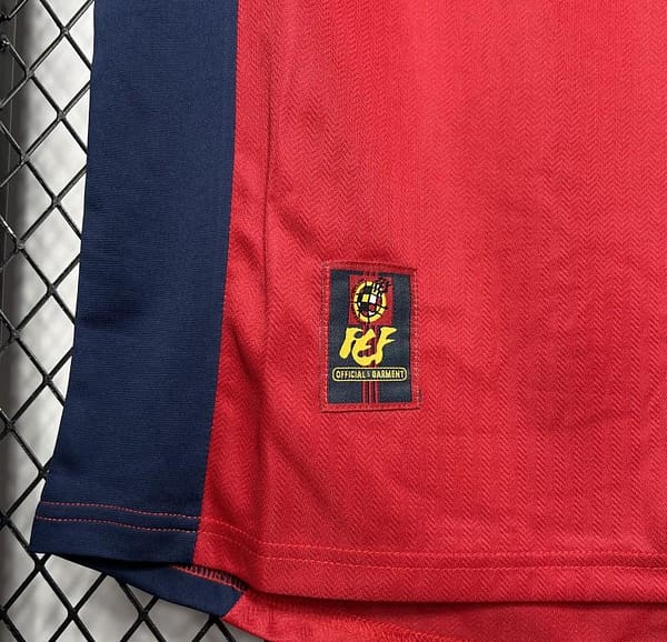 Retro 1998 Spain Home Jersey - Image 7