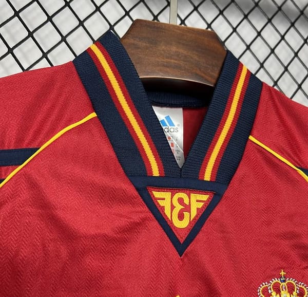 Retro 1998 Spain Home Jersey - Image 8