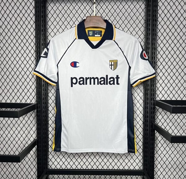 Retro 03/04 Parma Calcio Home Jersey - Image 3