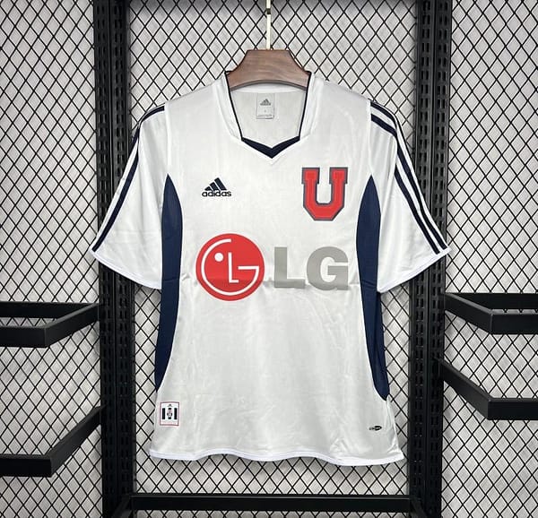 Retro 02/03 Universidad De Chile  Away White Jersey - Image 4