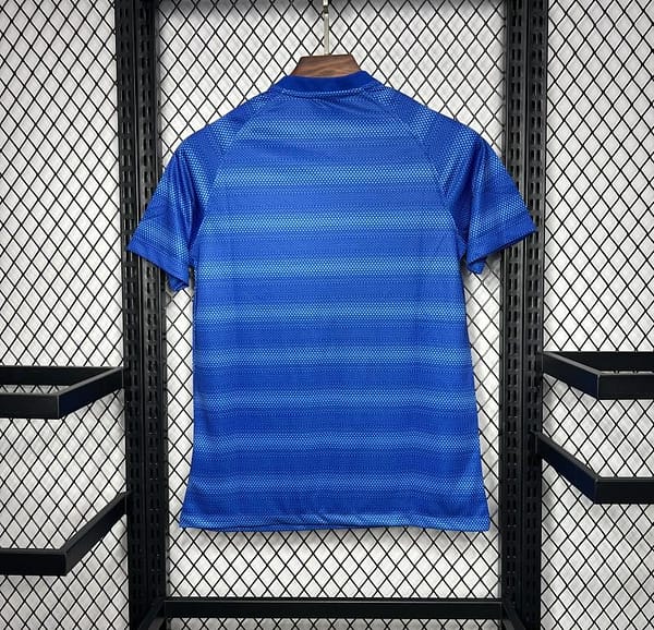 Retro 2014 Brazil Away Blue Jersey - Image 6