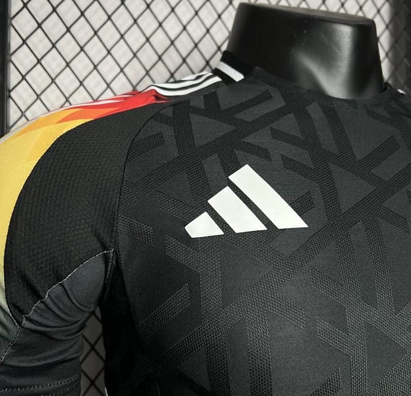 Player Version 2024 Germany Euro Black Pre-match Training Jersey - Image 2
