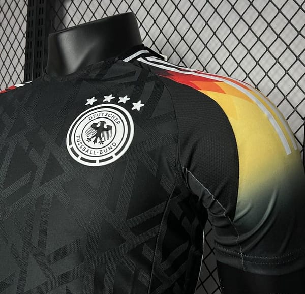Player Version 2024 Germany Euro Black Pre-match Training Jersey - Image 3