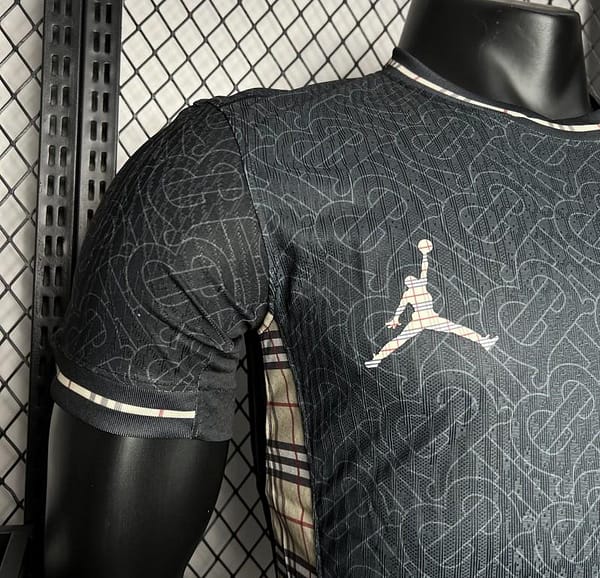 Player Version 2024 England Euro Jordan Black Jersey - Image 7