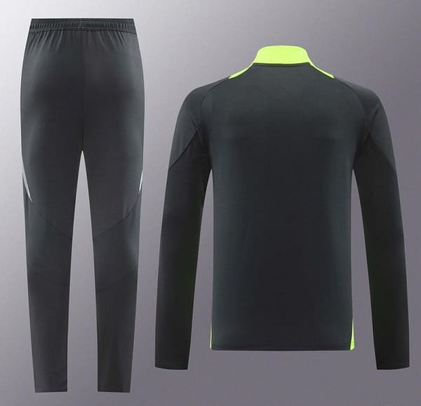 2024 Adidas Deep Grey Half Zipper Jacket +Long Pants - Image 13