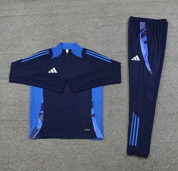 2024 Adidas Navy Half Zipper Jacket +Long Pants - Image 16