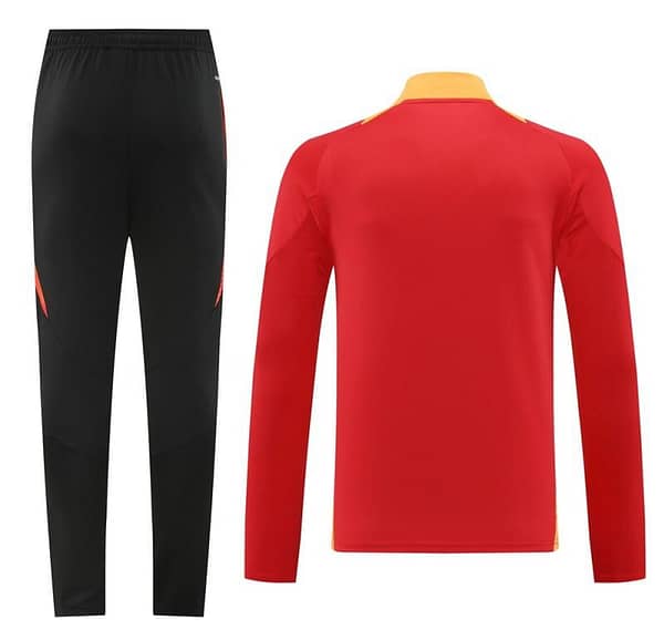 2024 Adidas Red/Yellow Half Zipper Jacket +Long Pants - Image 13