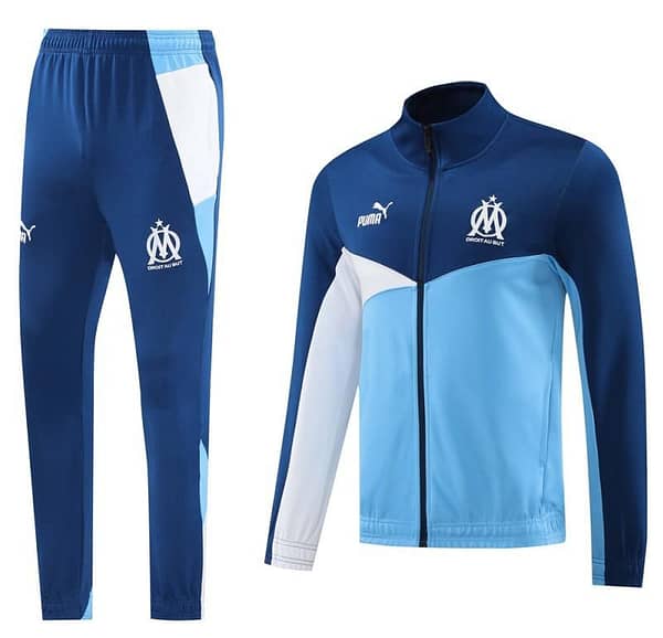 24/25 Olympique Marseille Full Zipper Jacket +Long Pants