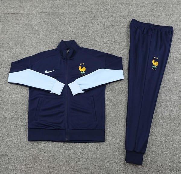 2024 France Navy Full Zipper Jacket +Long Pants - Image 16