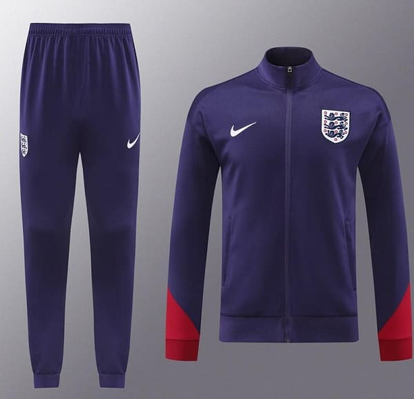 2024 England Navy Full Zipper Jacket +Long Pants - Image 16