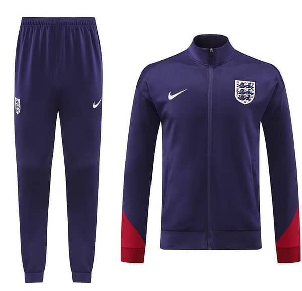 2024 England Navy Full Zipper Jacket +Long Pants - Image 17