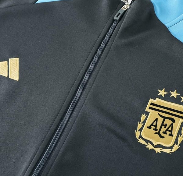 2024 Argentina Black Full Zipper Jacket +Long Pants - Image 10