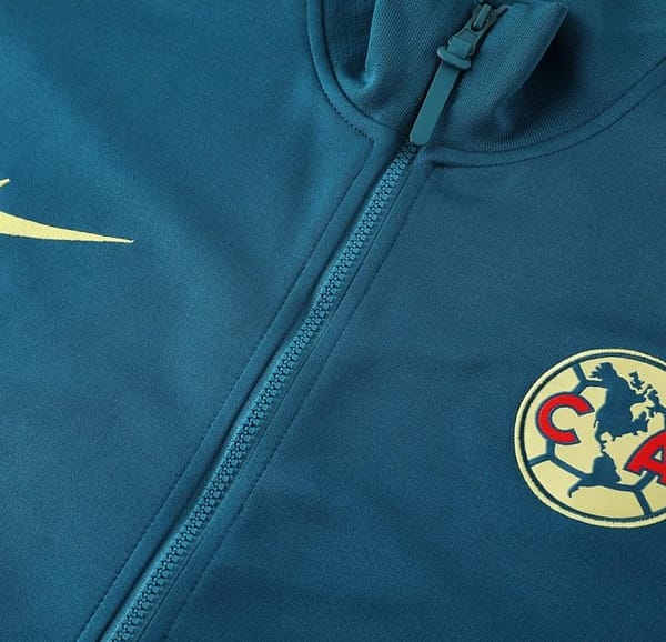 24/25 Club America Green/Yellow Full Zipper Jacket +Long Pants - Image 10
