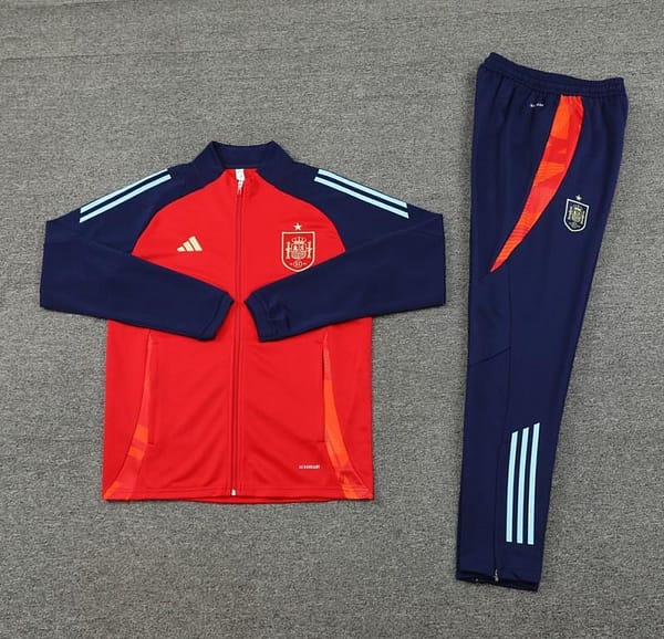 2024 Spian Red/Navy Full Zipper Jacket +Long Pants - Image 12