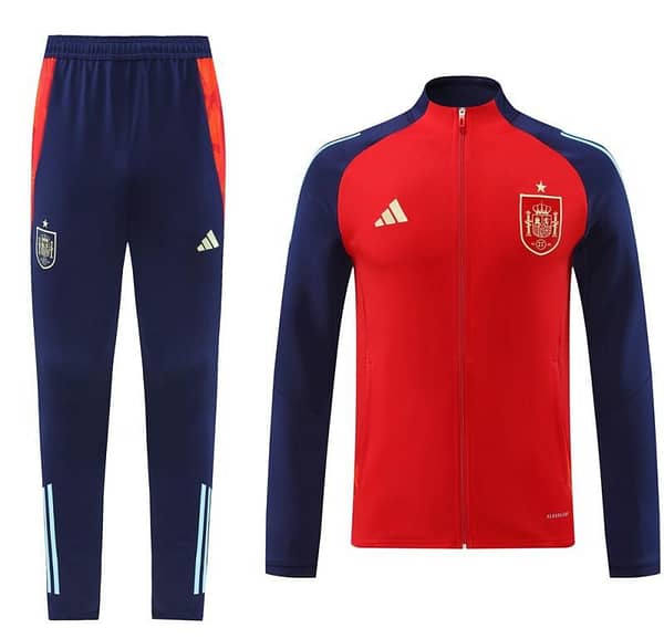 2024 Spian Red/Navy Full Zipper Jacket +Long Pants - Image 17
