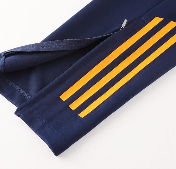 24/25 Real Madrid Light Blue/Yellow Full Zipper Jacket +Long Pants - Image 2
