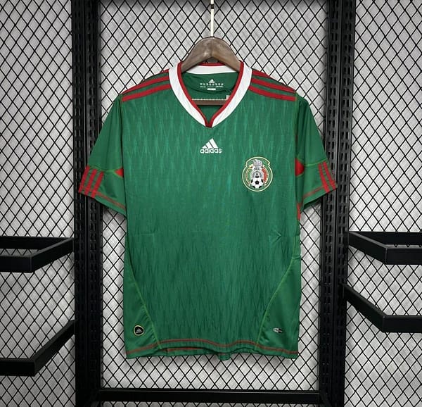 Retro 2010 Mexico Home Jersey - Image 8