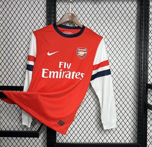 Retro 12/13 Arsenal Home Long Sleeve Jersey - Image 2