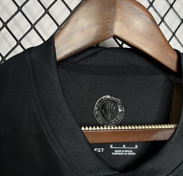 24/25 Corinthians Away Black Vest Jersey - Image 2