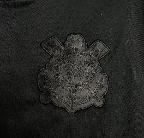 24/25 Corinthians Away Black Vest Jersey - Image 6