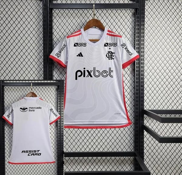 24/25 Women Flamengo Away Jersey + All Sponsors - Image 2