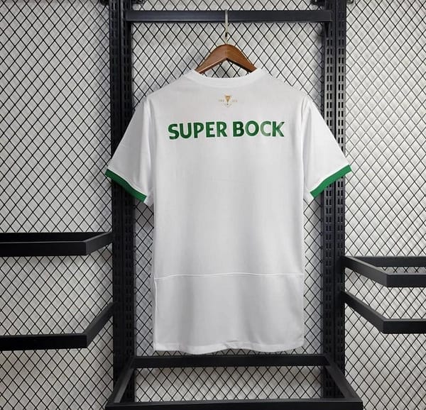 24/25 Sporting Lisbon Away White Jersey - Image 8