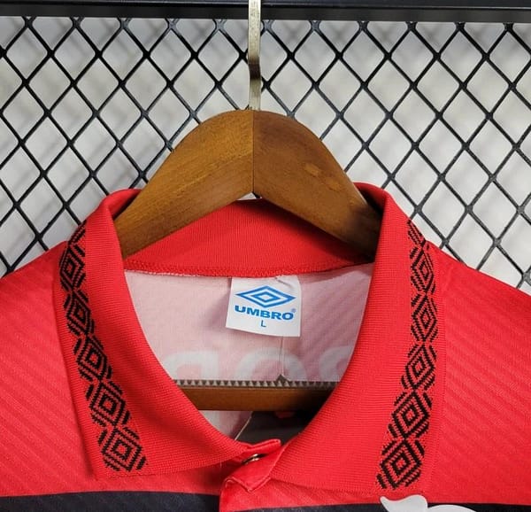 Retro 94/95 Flamengo Home Long Sleeve Jersey - Image 2