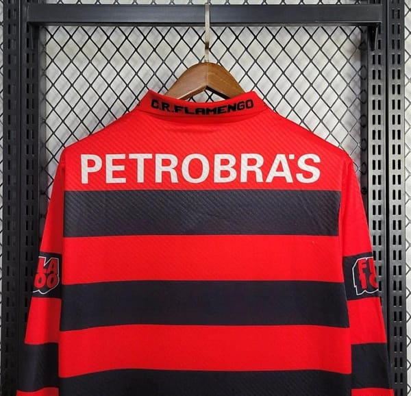 Retro 94/95 Flamengo Home Long Sleeve Jersey - Image 4