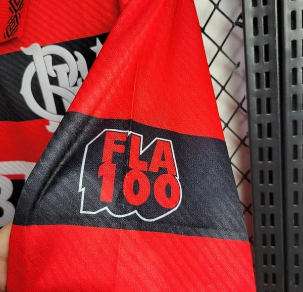 Retro 94/95 Flamengo Home Long Sleeve Jersey - Image 6