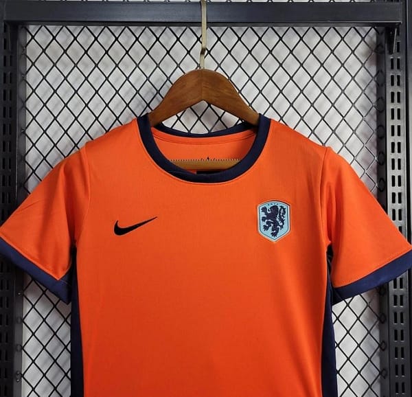 2024 KIDS Netherlands Home Jersey - Image 3