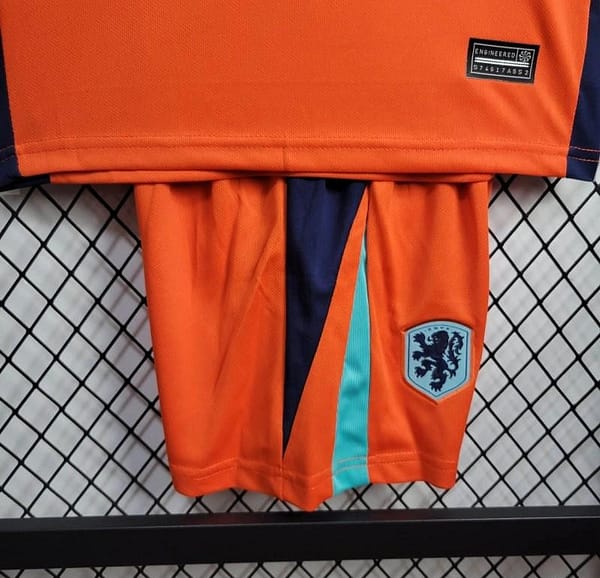 2024 KIDS Netherlands Home Jersey - Image 6