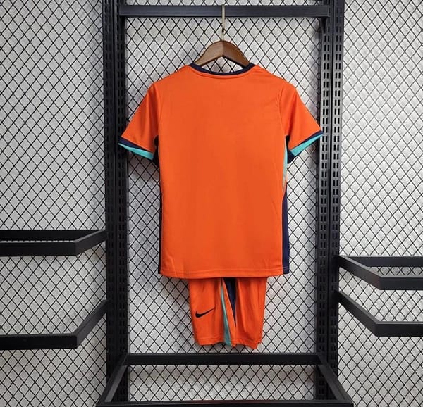 2024 KIDS Netherlands Home Jersey - Image 7
