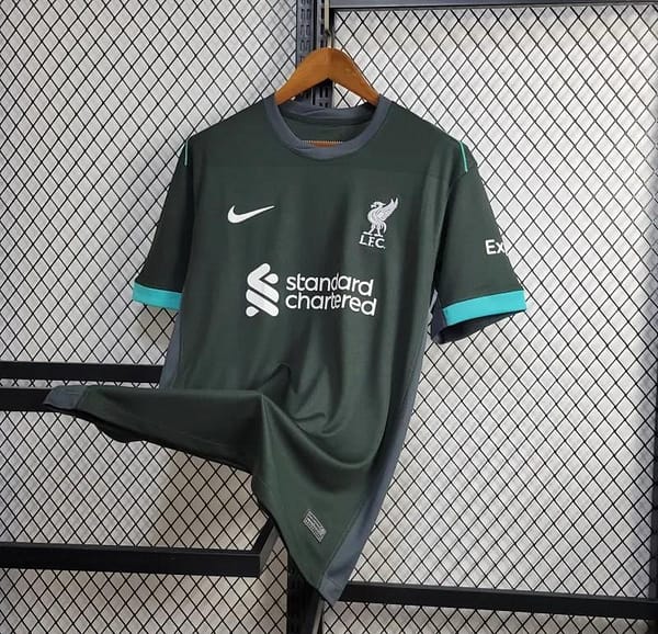 24/25 Liverpool Away Black Jersey - Image 8