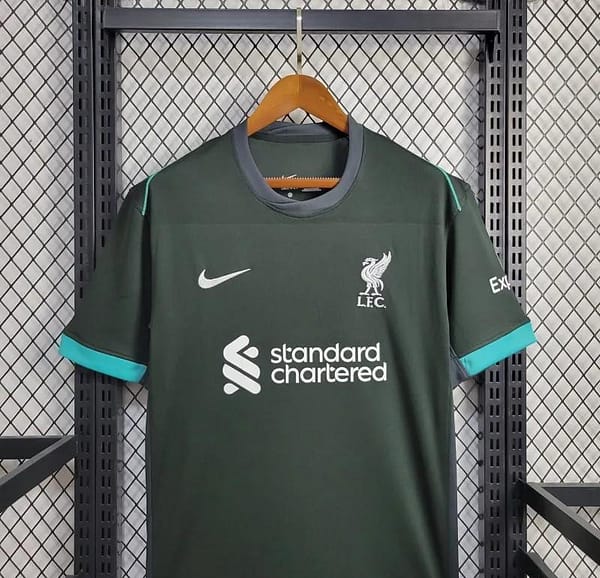 24/25 Liverpool Away Black Jersey - Image 9