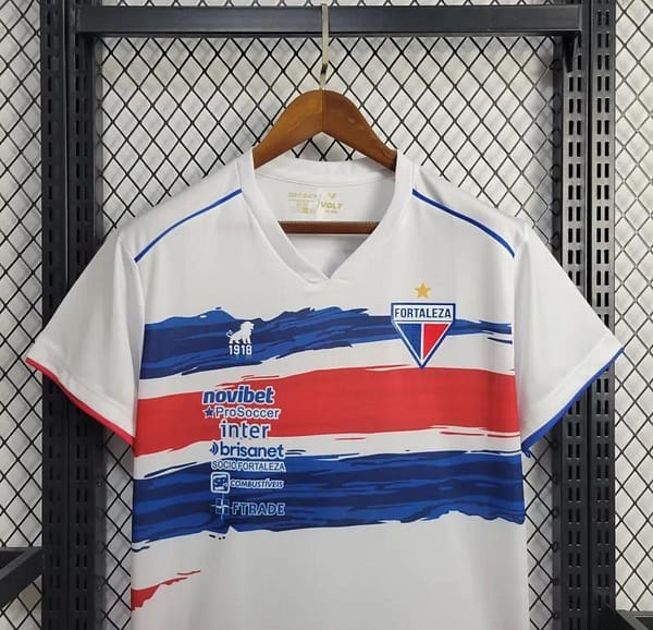24/25 Fortaleza Blue/Red Stripe Special Jersey - Image 4