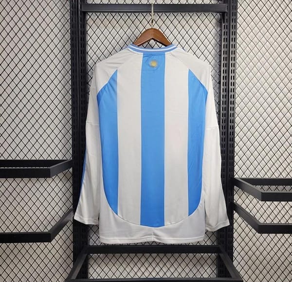 2024 Argentina Home Long Sleeve Jersey With Champion Patch - Image 2
