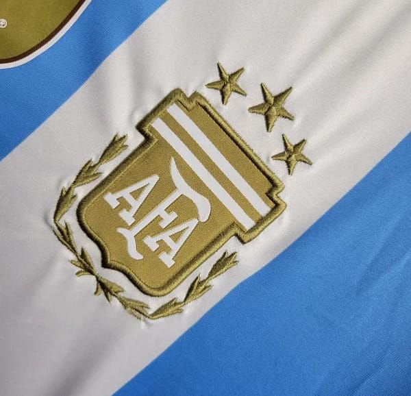 2024 Argentina Home Long Sleeve Jersey With Champion Patch - Image 3