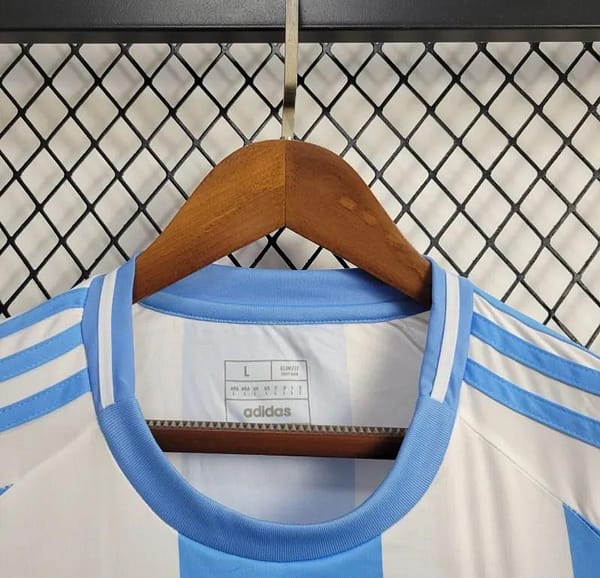 2024 Argentina Home Long Sleeve Jersey With Champion Patch - Image 5