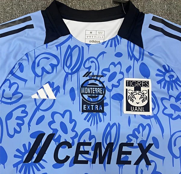24/25 Tigres UANL Earth Day 2024 Blue Jersey - Image 3