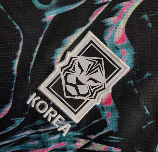 2024 South Korea Away Black Jersey - Image 2