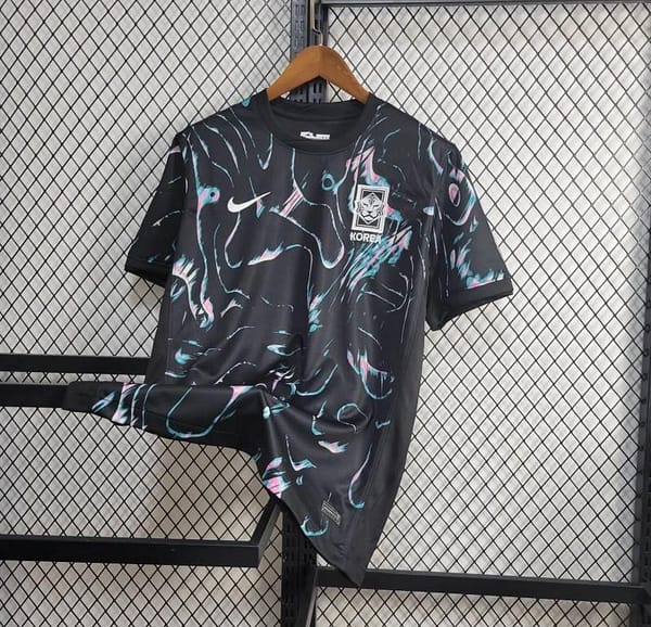 2024 South Korea Away Black Jersey - Image 6