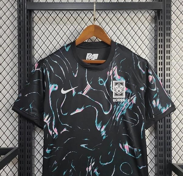 2024 South Korea Away Black Jersey - Image 8