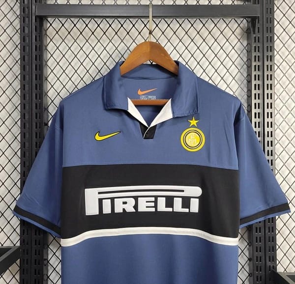 Retro 98/99 Inter Milan Third Blue Jersey - Image 2