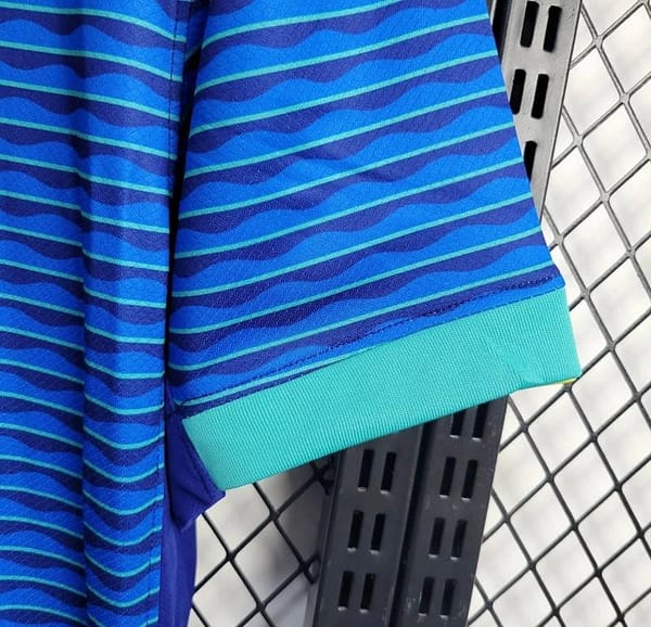 2024 Brazil Away Blue Jersey - Image 3