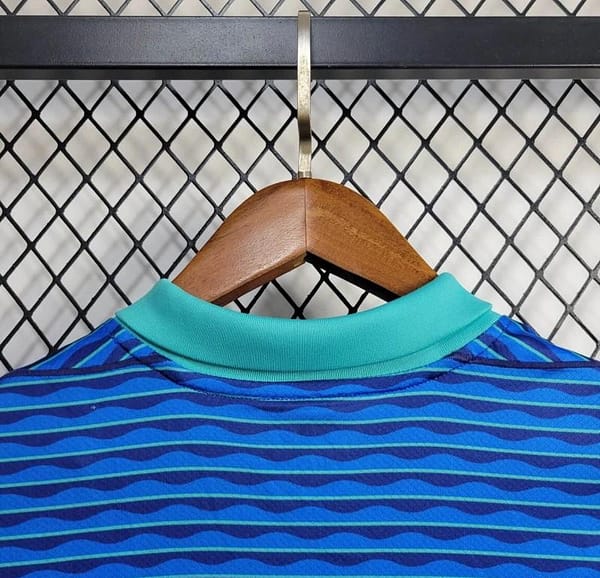 2024 Brazil Away Blue Jersey - Image 4