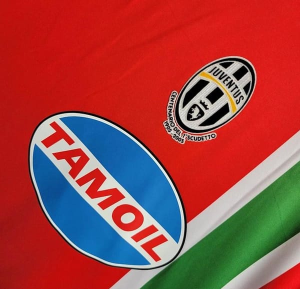 Retro 05/06 Juventus Away Red Jersey - Image 3