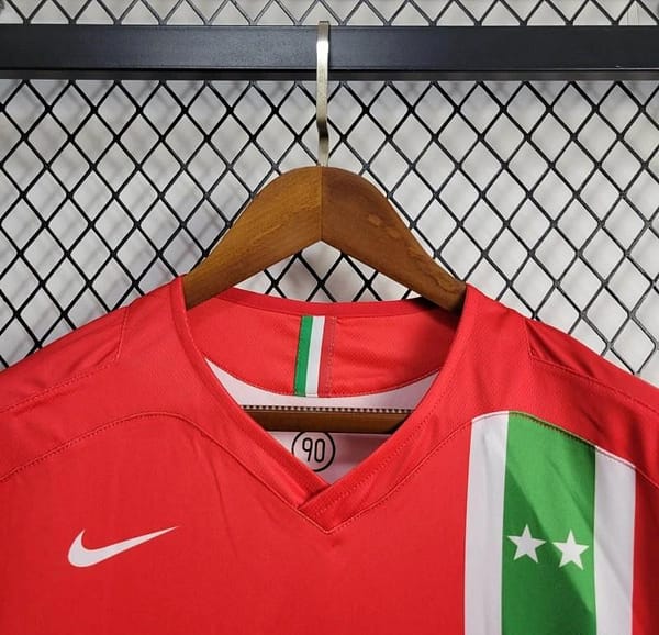 Retro 05/06 Juventus Away Red Jersey - Image 6